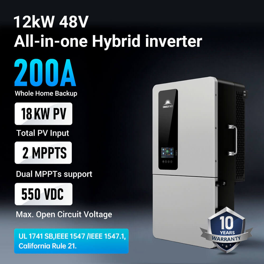 SunGoldPower 12kW Hybrid Solar Kit: 16.07kWh PowerMax Battery + 20 x 450W Panels (SGS12K-PM1-450), photo 3 of 6