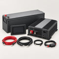5kWh RV and van power kit on a light grey studio background